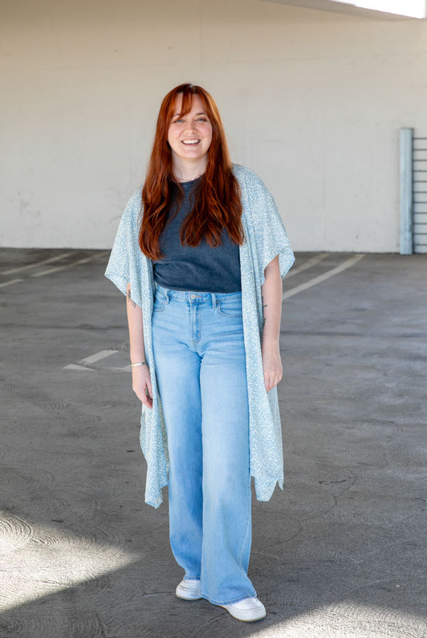 Blue Belle - Duster Kimono