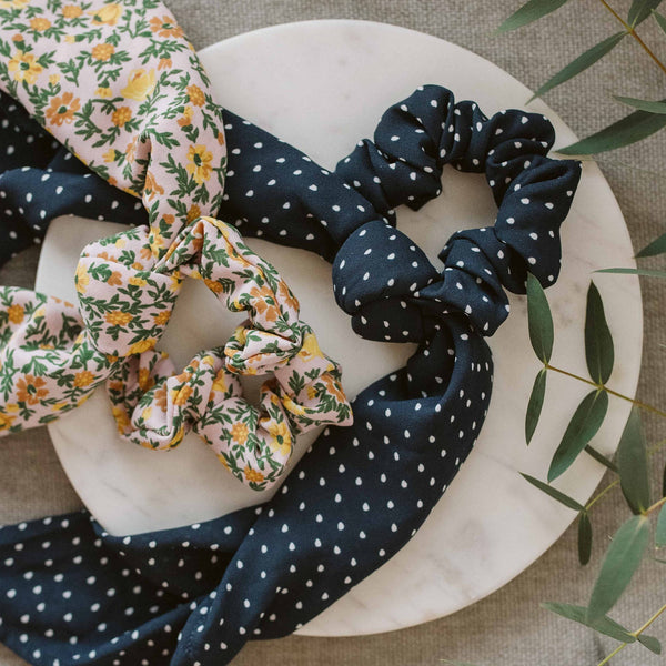 Floral Polka Hair Accessory Pack