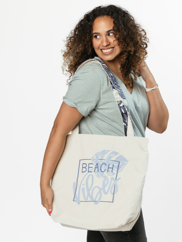 Beach Vibes Reversible Totes